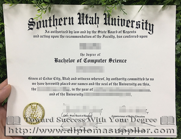 buy Southern Utah University fake degree and transcripts